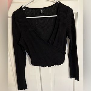 Black shirt from Shein, size large